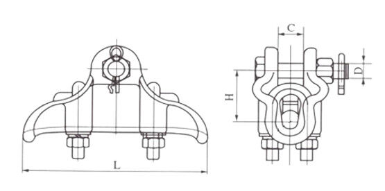 Thông số kỹ thuật KHÓA ĐỠ NHÔM ĐÚC