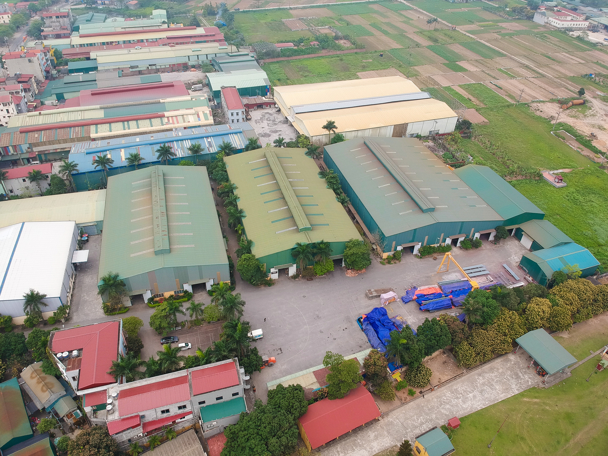 Khuôn viên Công ty cổ phần công nghiệp Đông Hưng