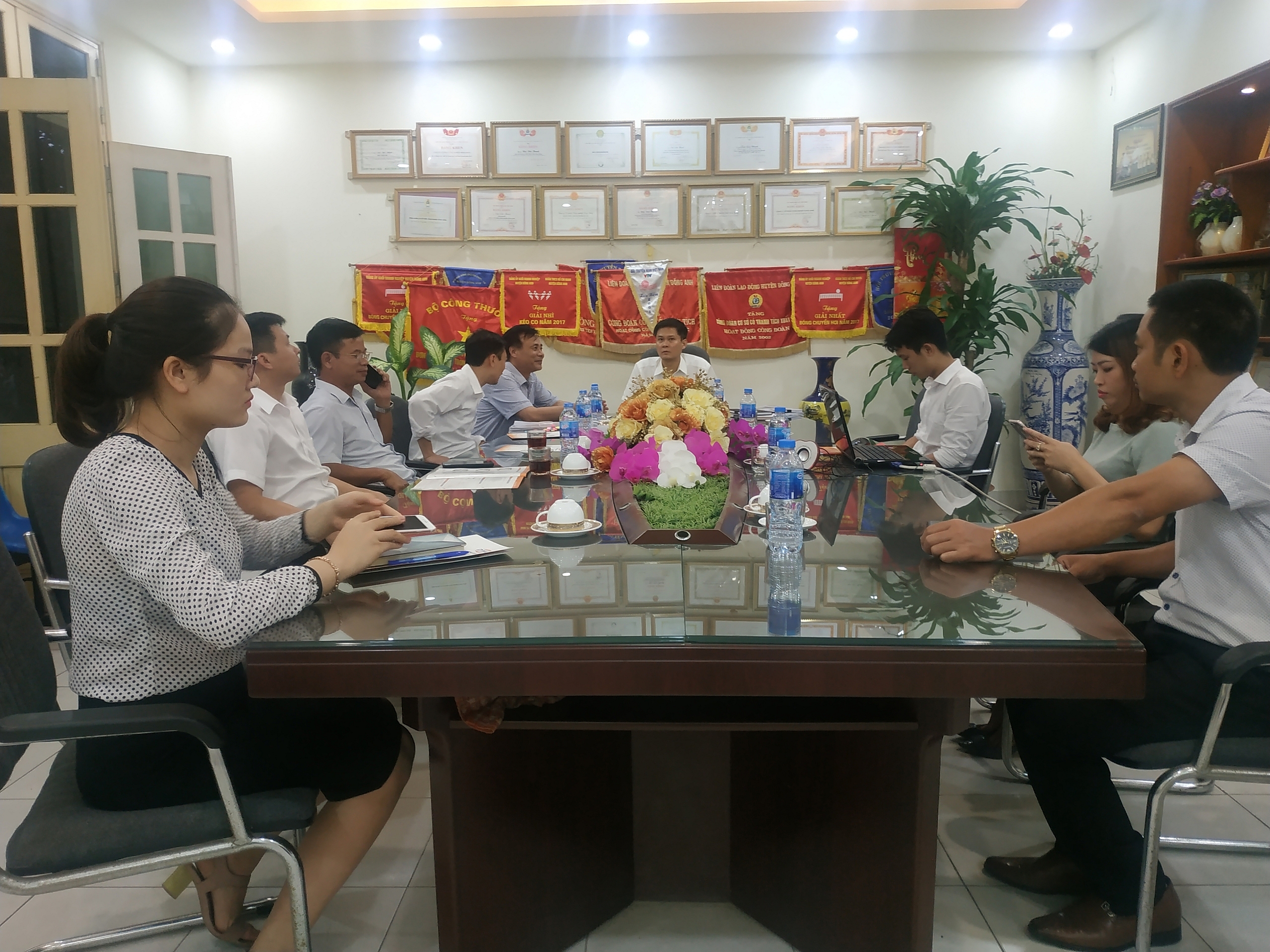 Ban điện lực Bắc Ninh thăm công ty