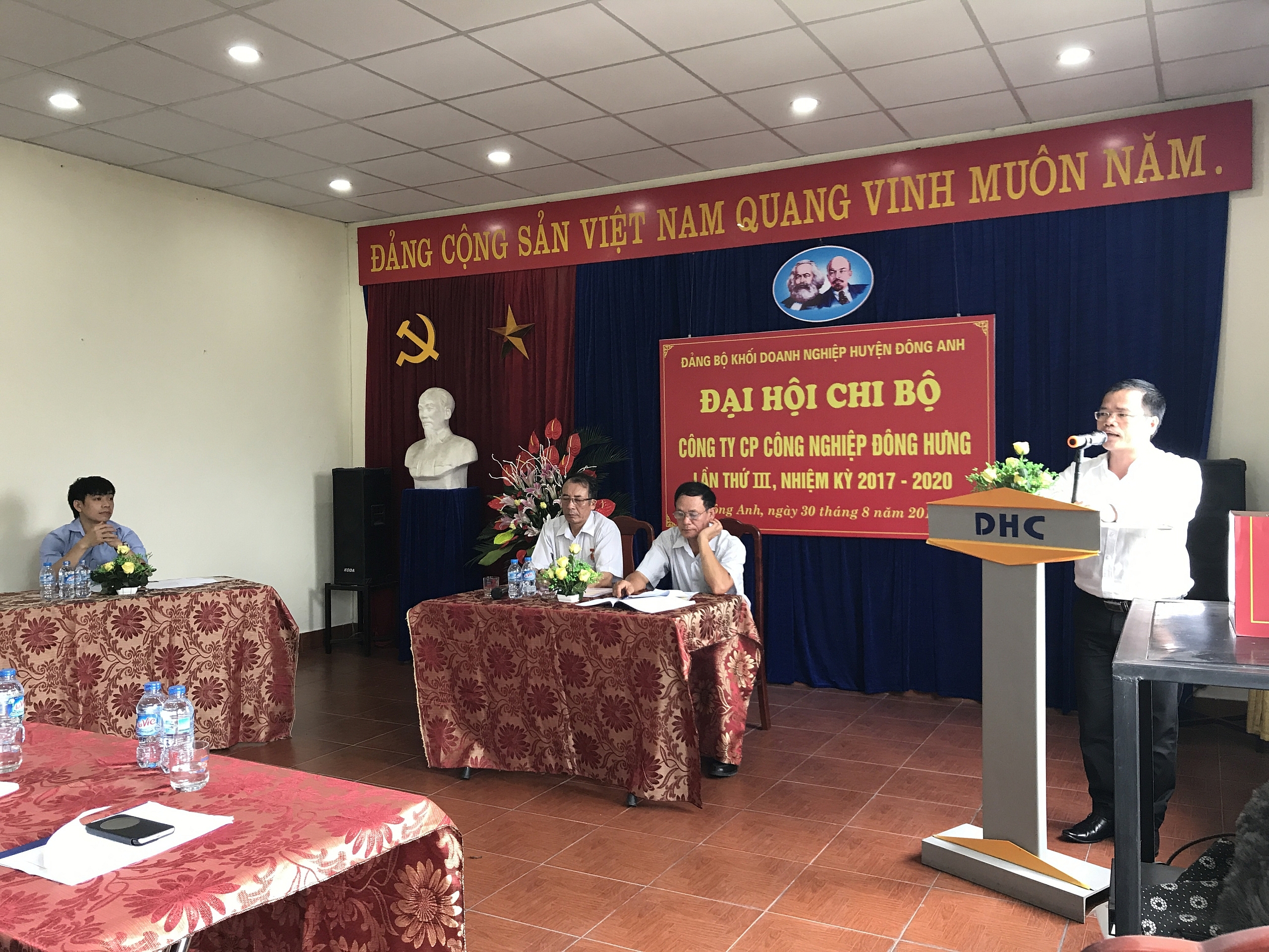 ĐẠỊ HỘI CHI BỘ CÔNG TY CỔ PHẦN CÔNG NGHIỆP ĐÔNG HƯNG LẦN III – NHIỆM KỲ 2017 – 2020