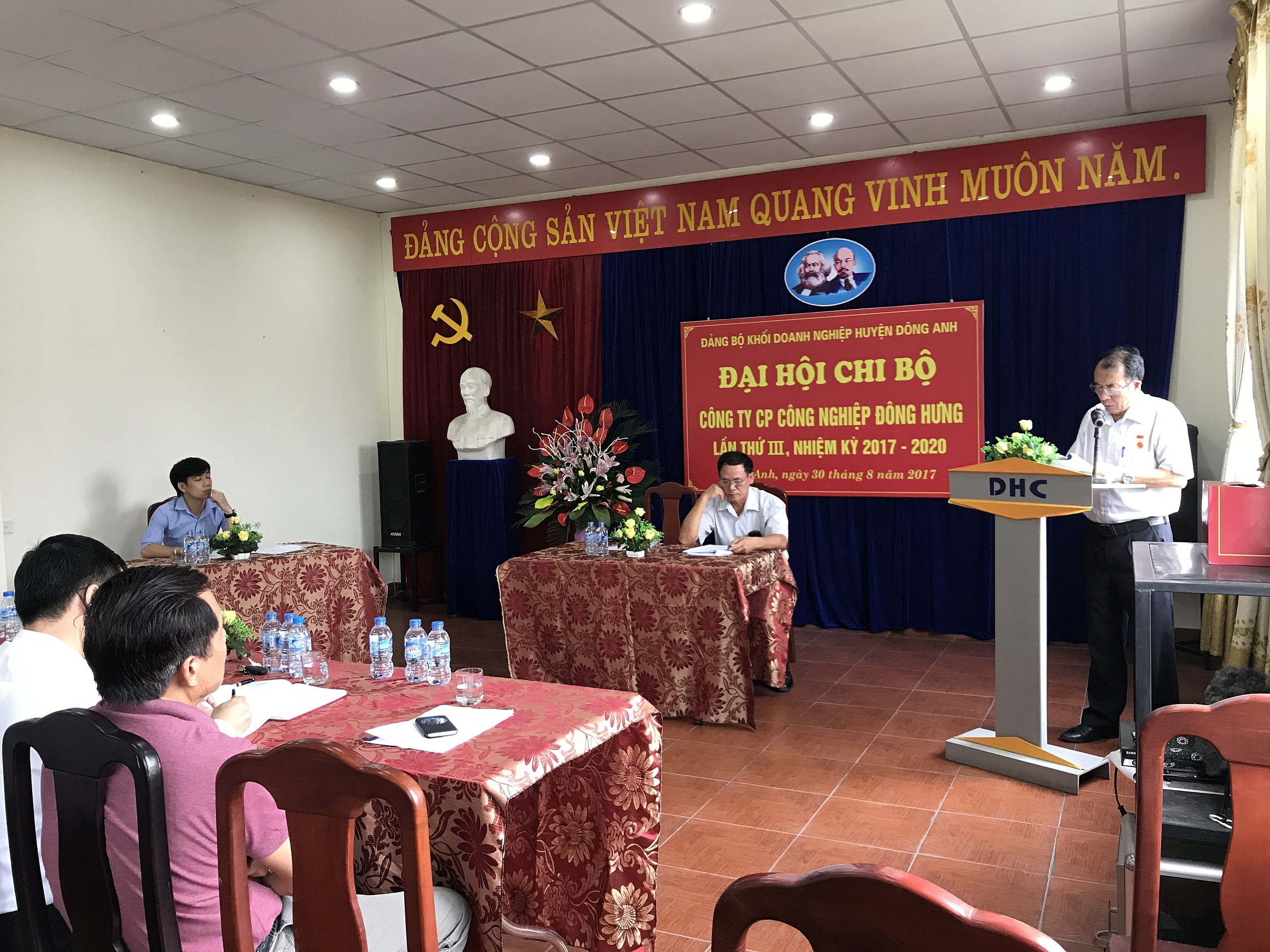 ĐẠỊ HỘI CHI BỘ CÔNG TY CỔ PHẦN CÔNG NGHIỆP ĐÔNG HƯNG LẦN III – NHIỆM KỲ 2017 – 2020
