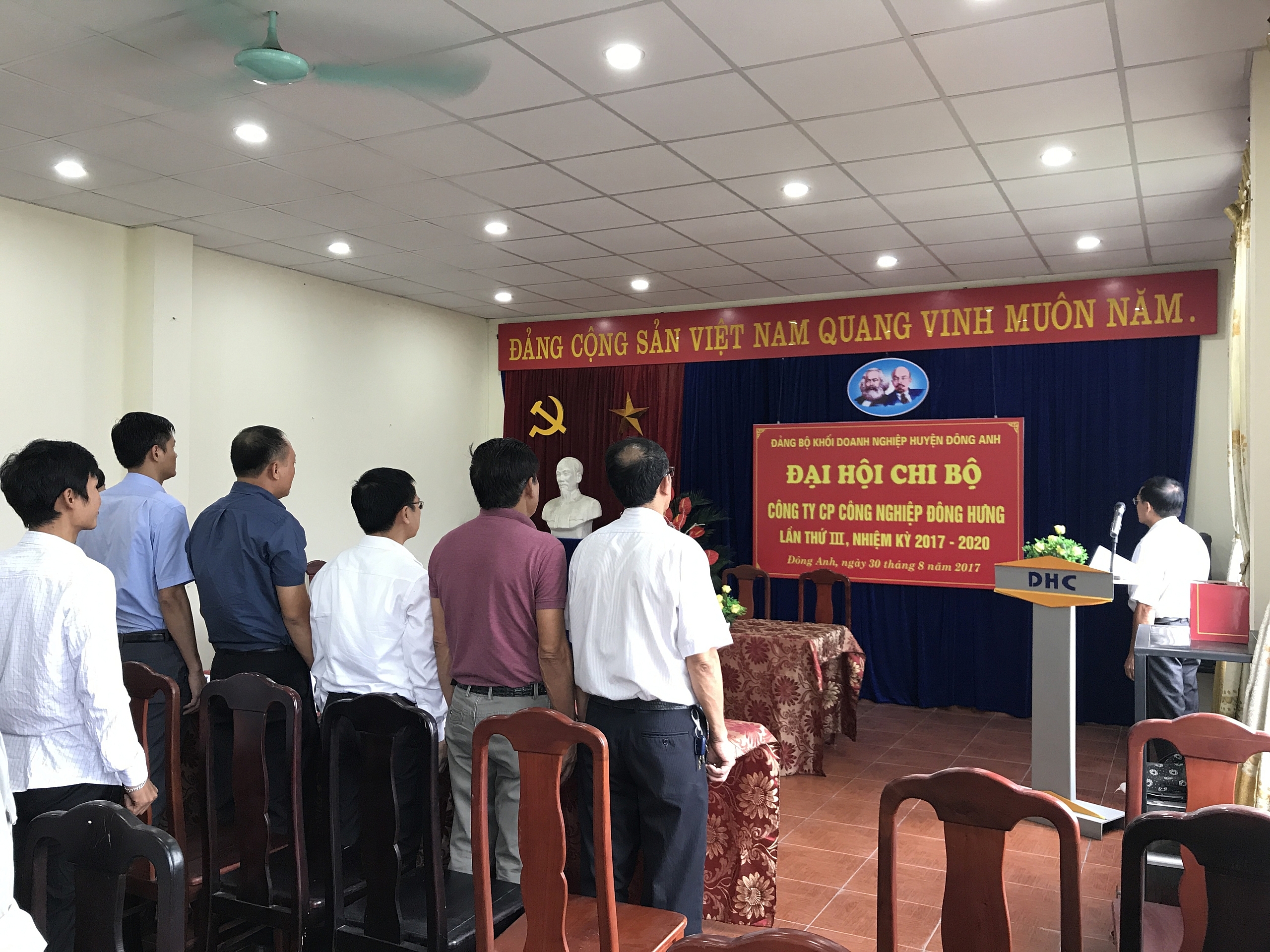 ĐẠỊ HỘI CHI BỘ CÔNG TY CỔ PHẦN CÔNG NGHIỆP ĐÔNG HƯNG LẦN III – NHIỆM KỲ 2017 – 2020
